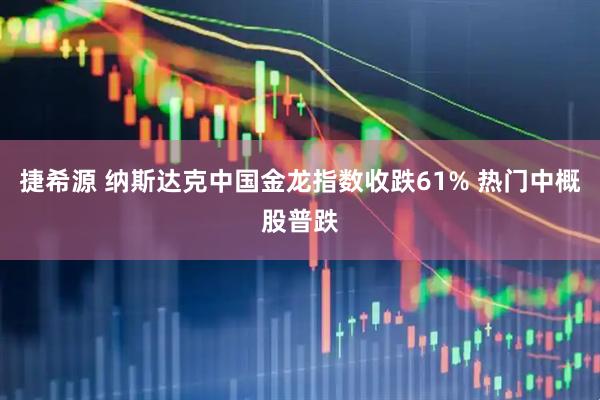 捷希源 纳斯达克中国金龙指数收跌61% 热门中概股普跌